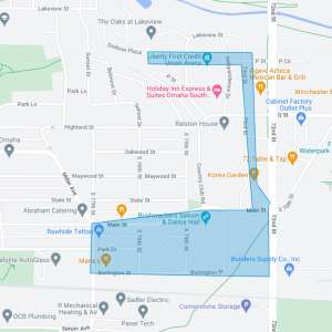 Creative District Map Ralston Creative District HINGE Omaha Metro