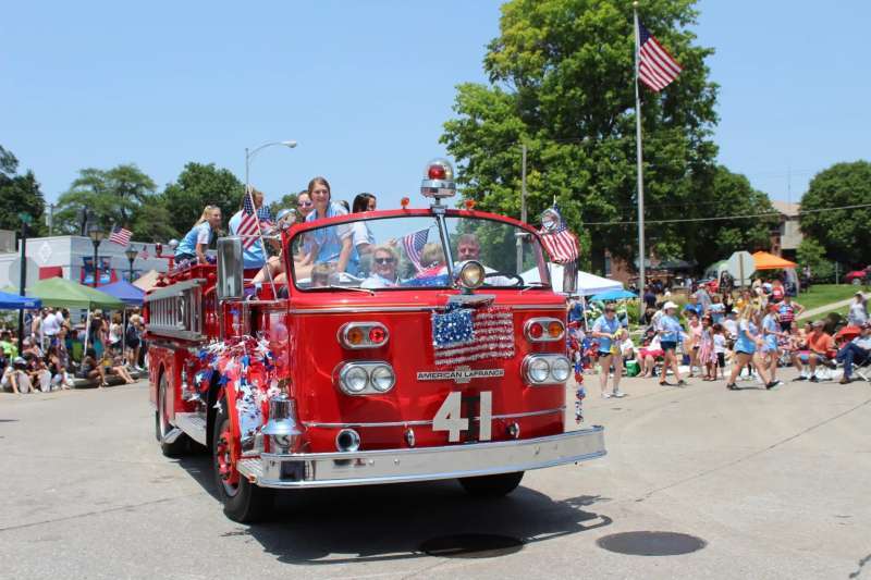 Independence Day in Downtown Ralston, NE Independence Day Parade Downtown Ralston, NE