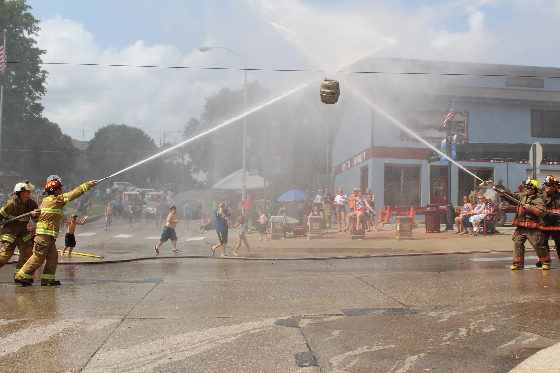 4th of July Fire Department Water Fight, Ralson, NE 4th of July Fire Department Water Fight, Ralson, NE